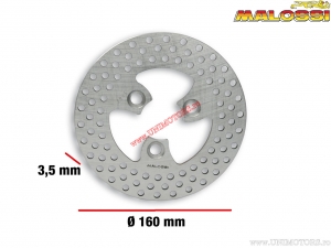 Voorste remschijf (buitendiameter 160 / dikte 3,5 mm) - Honda SFX 50 Air 2T E1 ('95-'01) - Malossi