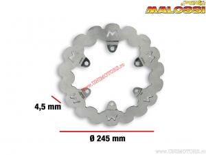 Voorste remschijf Whoop (buitendiameter 245mm / dikte 4,5mm) - Italjet Jupiter 250 H2O 4T E1 ('01-'02) - Malossi