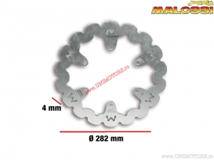 Voorste remschijf Whoop (buitendiameter 282mm / dikte 4mm) - MBK X-Power 50 H2O 2T E1 '98-'99 (AM6) - Malossi