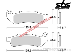 Vordere Bremsbeläge - SBS 685HS (metallisch / gesintert) - (SBS)