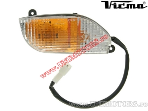 Vorderer/rechter transparenter Blinker Aprilia Scarabeo 50-100 4T / Scarabeo 50 Di-Tech 50 - 50cc / 100cc (Vicma)