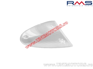 Weißes vorderes Blinkerglas SX - Aprilia Leonardo / SR Street / SR DiTech / SR 50 Funmaster - (RMS)