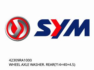 WHEEL AXLE WASHER. REAR(?14×40×4.5) - 42309RA1000 - SYM