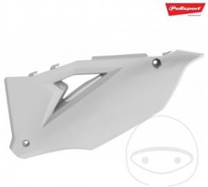 White Polisport Side Fairing - Kawasaki KX 450 F ('19-'20) - JM