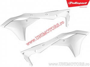 White radiator fairing - Kawasaki KX 250 F 4T ('17-'19) - Polisport