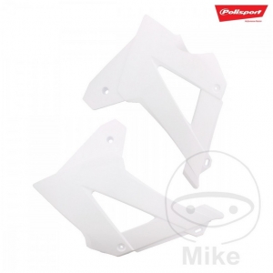 White Radiator Shroud Polisport - Gas Gas EC 125 ('07-'09) / Gas Gas EC 200 ('07-'09) / Gas Gas EC 250 ('07-'09) - JM