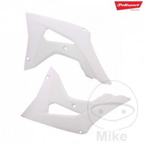 White Radiator Shrouds Polisport - Honda CRF 250 R ('18-'19) / Honda CRF 450 R ('17-'19) - JM