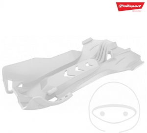 White Standard Plastic Motor Skid Plate - Polisport - KTM SX 250 ('06-'16) - JM