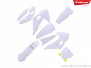 Witte plastic set - Husqvarna FC 250 / FC 350 / FC 450 / TC 250 2T ('19-'20) / FC 450 Rockstar Edition ('19) - Polisport