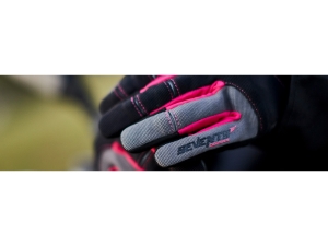 Women's Urban Summer Gloves Seventy model SD-C50 black/pink - touchscreen fingers