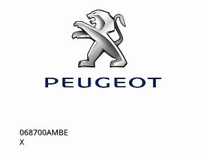 X - 068700AMBE - Peugeot