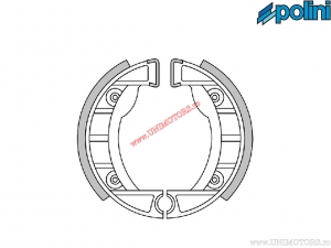 Zapatas de freno delanteras (105x20mm / sin resortes) - Polini