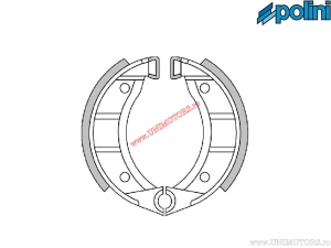 Zapatas de freno traseras (90x18mm / con resortes) - 1760151.S - Polini