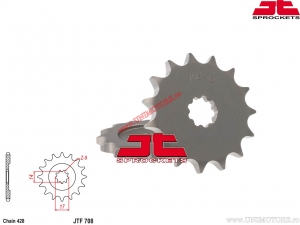 Zestaw łańcucha - Aprilia 75 W4 ('92-'96) - DID / JT