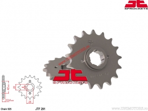 Zestaw łańcucha - Honda CB 350 SG ('86-'88) / CB 450 SG PC17 ('86-'88) - DID / JT