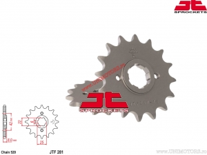 Zestaw łańcucha - Honda XL600 RD RE RF PD03 ('83-'87) - DID / JT - bez zdjęcia koła zębatego tylnego