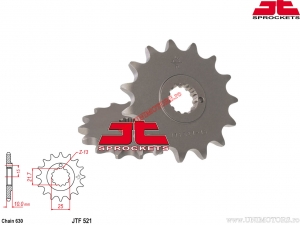 Zestaw łańcucha - Kawasaki KZ1000 A1/A2/A2A (wersja USA) ('77-'78) / KZ1000 B1/B2/B3/B4 (LTD) USA ('77-'81) - DID / JT