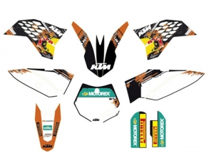 Zestaw graficzny Factor KTM 65 SX ('09-'15) / 65 XC ('09) - KTM