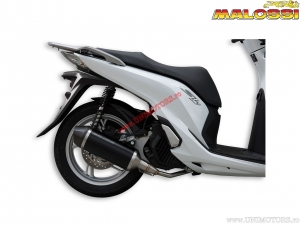 Zwarte RX uitlaatsysteem (3217804) - Honda SH 125i H2O 4T E3 ('13-'16) / SH 150i H2O 4T E3 ('13-'16) - Malossi