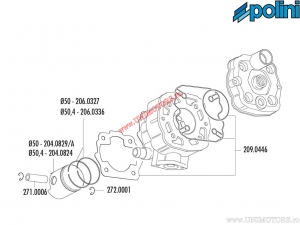 Zylinder-Set (Durchmesser 50mm / 78,6cc) - 109.0013 - Polini