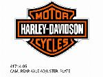 ÁRBOL DE LEVAS, AJUSTADOR DEL EJE TRASERO, PLACA - 41714-05 - Harley-Davidson