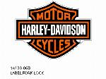 ÉTIQUETTE, VERROU DE FOURCHE - 14130-06B - Harley-Davidson