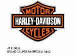 ÉTRIER DE FREIN,DROIT/AVANT,NOIR 34X2 - 41300032 - Harley-Davidson