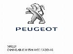 ŁAŃCUCH ABUS 0,85M Z ZAMKIEM - 005221 - Peugeot