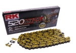 Łańcuch RK żółty 520 MXZ5 / 114 - Kawasaki KX 500 C / KX 500 D / KX 500 E / Suzuki RM 125 / RM 250 / RM-Z 250 / RM-Z 450 - 