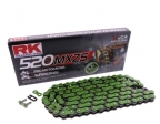 Łańcuch RK zielony 520 MXZ5 / 114 - Kawasaki KX 250 4T C / KX 250 4T X / KX 250 A / KX 250 B / KX 250 H 2T / KX 250 J 2T - RK