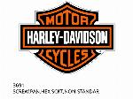 ŚRUBA, PŁASKA, SZESNASTOKĄTNA, Z GŁOWICĄ, NIESTANDARDOWA - 3691 - Harley-Davidson