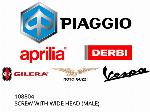 ȘURUB CU CAP LAT (MASCULIN) - 108804 - Piaggio