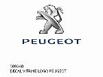 ΑΥΤΟΚΟΛΛΗΤΟ VITRINE LOGO PEUGEOT - 009940 - Peugeot