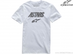 Ανδρική μπλούζα casual Angle Stealth Premium Tee (λευκή) - Alpinestars