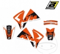 Αυτοκόλλητα καρένας - KTM EXC 125 ('01-'02) / EXC 200 ('01-'02) / EXC 250 ('01-'02) / EXC 300 ('01-'02) - JM