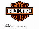 ΒΙΔΑ,8-32 X .5,ΚΟΥΜΠΙ,TORX,ΜΑΥΡΟ Ζ - 10200812 - Harley-Davidson