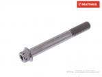 Βίδα καπάκι εξάγωνη διπλή Pro Bolt M10 x 1.25 x 80 mm τιτάνιο αγωνιστική λαβή - JM