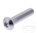 Βίδα καπάκι Pro Bolt M10 x 1,25 x 45 mm αλουμινίου ασημί - JM