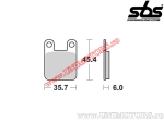 Δισκόπλακες μπροστινού φρένου - SBS 559SI (μεταλλικές / σιντερισμένες) - (SBS)