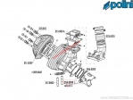 Εμβολο Evolution 2T (διάμετρος 60mm / μέτρο Α) - Vespa Primavera 125 2T / Primavera ET3 125 2T - Polini