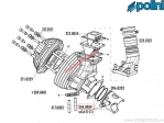 Εμβόλιο Evolution 2Τ (διάμετρος 60mm / μέτρο D) - Vespa Primavera 125 2T / Primavera ET3 125 2T - Polini