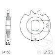 Εμπρόσθιος πίνακας Esjot - 15 δόντια (βήμα 415) - Hercules HR2 25 / Jogging 25 / M1 25 / M2 25 / M3 2