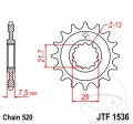 Εμπρόσθιος πίνακας JTF1536.14 (βήμα 520) - Kawasaki KFX 450 R / ZX-6R 600 P / R / 636 E / F / G - JM