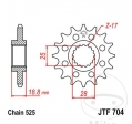 Εμπρόσθιος πίνακας JTF704.16 (βήμα 525) - BMW F 900 900 XR / ABS DTC ESA / Husqvarna Nuda 900 / R / R ABS /