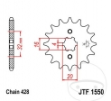 Εμπρόσθιο πινιόν JTF1150.14 (βήμα 428) - Beta Alp 125 / RE 125 / RR 125 AC / Fantic Caballero 125 / Enduro 12