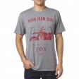 Καθημερινή μπλούζα FOX WICKEN SS TEE HEATHER GRAPHITE: Μέγεθος - XL