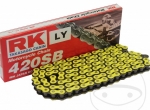 Κανονική αλυσίδα RK νέον κίτρινη NEGE420 SB / 126 - Aprilia MX 50 / Honda CRF 150 R 17/14 ίντσες