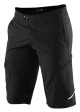 Κοντό παντελόνι MTB 100% - RIDECAMP SHORTS BLACK: Μέγεθος - 34