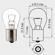 Μοτοπρο - Κανονικός Μπεκ 12V - 21W BA15S HeavyDuty