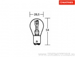 Μπέκ BAX15D 6V 18/18W - JM